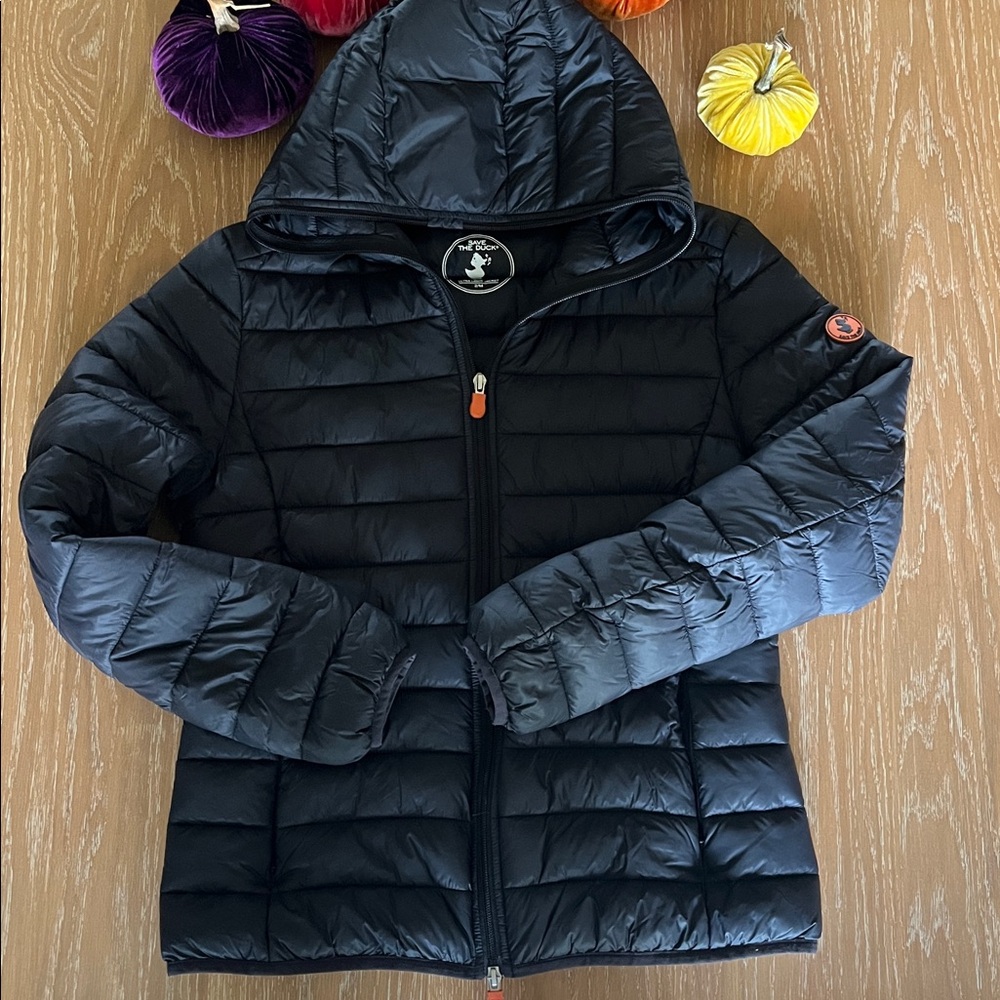 SAVE THE DUCK Ultra Light Black Jacket packable